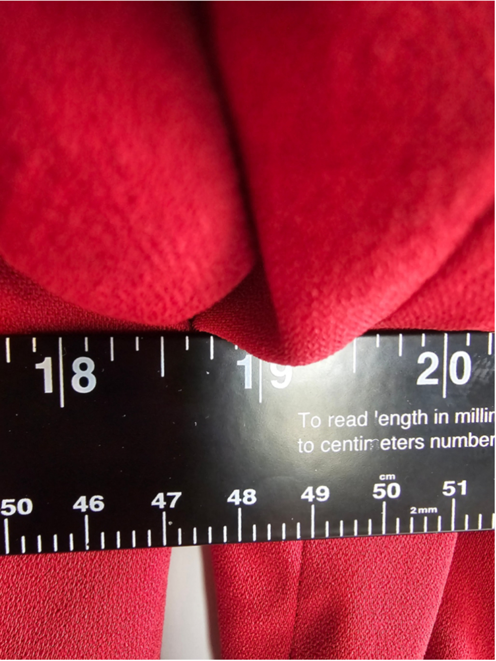 Philosophy Red 3/4 Roll Tab Sleeve Open Blazer Jacket Minimalist Classic XS - Picture 5 of 6